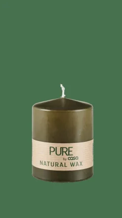 Bougies^CASA PURE Bougie Cylindrique Vert