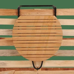 Ensembles De Balcon^CASA RAVA Table Pliante Table De Balcon Naturel