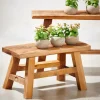 Supports Pour Plantes^CASA RECYCLE Table à Plantes Naturel