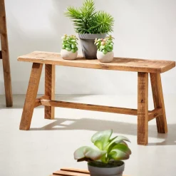 Supports Pour Plantes^CASA RECYCLE Table à Plantes Naturel