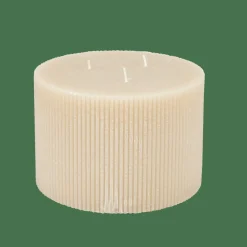 Bougies^CASA RUSTIC Rib Bougie Beige