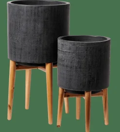 Pots De Fleurs|Supports Pour Plantes^CASA SCURO Pot De Fleurs Noir