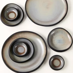 Assiettes^CASA SLATE Assiette Noir