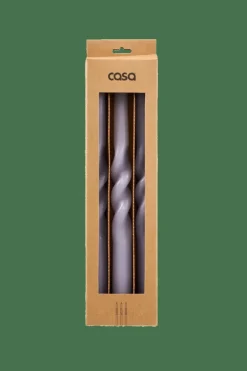 Bougies^CASA SPIRAL Bougie S/3 Mauve