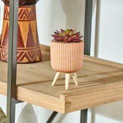 Supports Pour Plantes^CASA TEAK Support Naturel