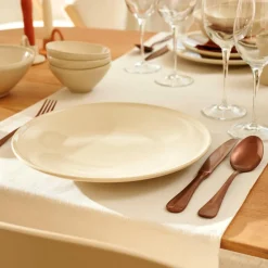 Assiettes^CASA TOKO SAND Assiette Beige