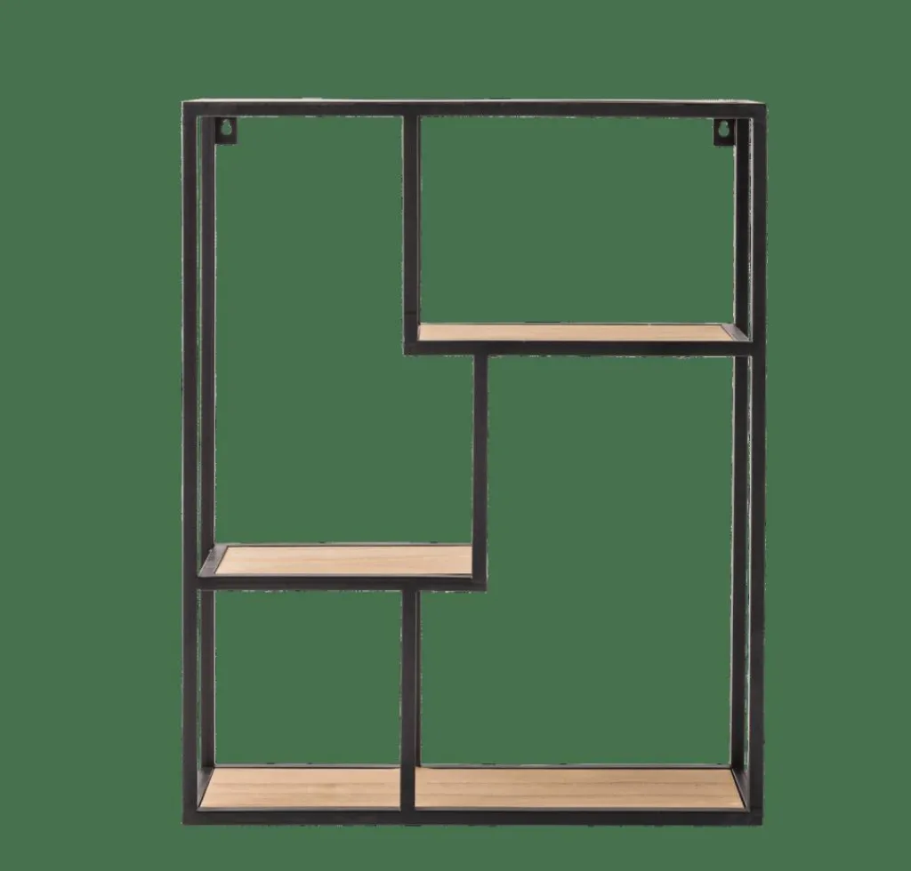 Étagères Murales^CASA TRAPP Étagère à Suspendre Noir