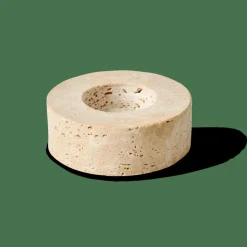 Porte-Bougies^CASA TRAVERTIN Support Bougie Chauffe-plat Naturel