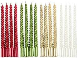 Bougies^CASA TWIST Bougies Dîner Rouge