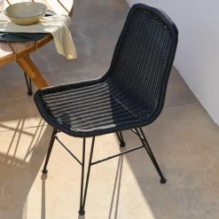 Chaises De Salle À Manger|Chaises De Jardin^CASA VIENNA Chaise De Salle à Manger Noir